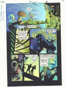 JSA #33 p.8 Color Guide Art - Sand and Icicle Action - 2002 by John Kalisz