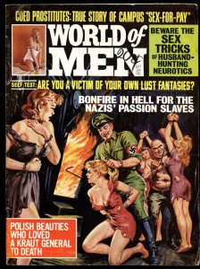 Mundo de hombre 1968 de septiembre GGA nazis tirar Babes en horno! pulpa 