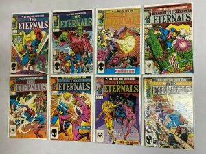 Eternals set #1-12 avg 8.5 VF+ (1985 2nd Series)