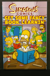 Simpson's Comics Get Some Fancy Book Learnin'