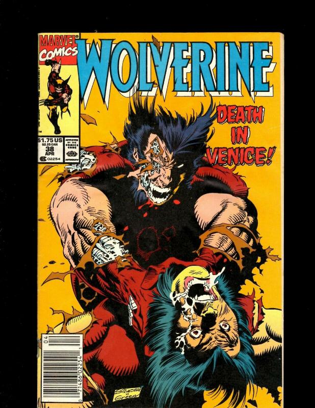 Lot of 12 Wolverine Marvel Comic Books #5 8 9 11 12 16 17 21 34 35 38 40 J369