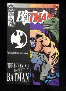 Batman #497 Bane Breaks Batman's back!