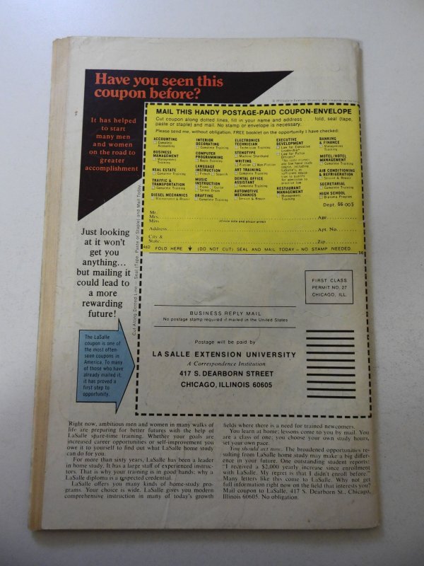 Strange Tales #181 (1975) VG- Condition moisture stains, 1/2 Spine Split