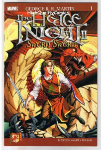 HEDGE KNIGHT SWORN SWORD #1, George R R Martin, NM+, 2007, Mike Miller