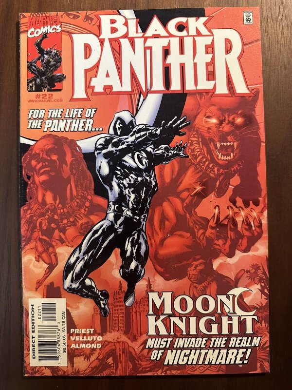 Black Panther #22 VF- 1st Eric Killmonger Black Panther (Marvel 2000)