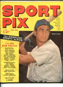 SPORTS PIX #1 FALL 1948-1ST ISSUE-HANK SAUER-STAN MUSIAL-SOUTHERN STATES-vg-