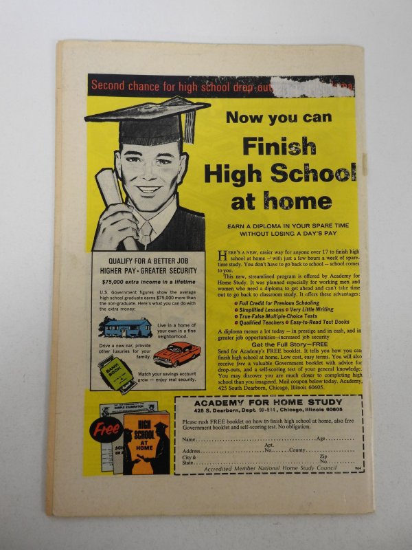 The X-Men #58 (1969) GD/VG Condition cover detached top staple, tape pull bc