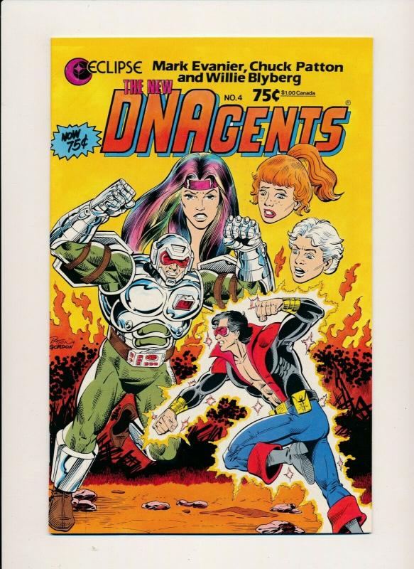 LARGE LOT! 17 Comics-Eclipse Comics DNAgents #1-#17 1984-'87 VF+ (PFL#7) 