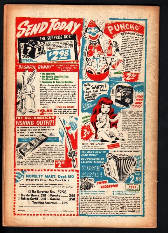 Adventures Into The Unknown #10  1950 - ACG  -FN- - Comic Book