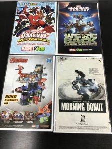 4PC MARVEL UNIVERSE GUARDIANS OF THE GALAXY LOT (9.) #2, 2 (VARIANT),4,5!! 2015