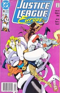 Justice League Europe #18 (Newsstand) FN ; DC | Keith Giffen