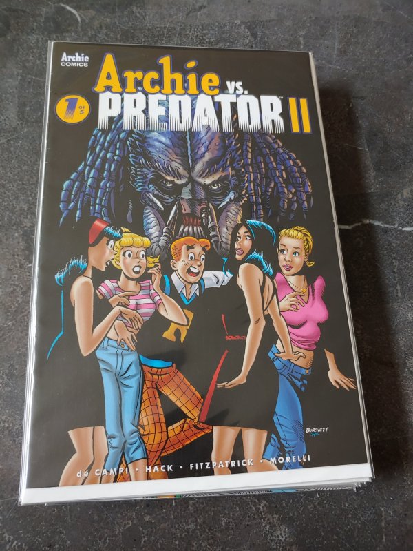 Archie vs. Predator II #1 Cover B - Rick Burchett (2019)