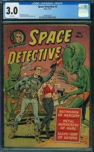 Space Detective #2 (1951) CGC 3.0