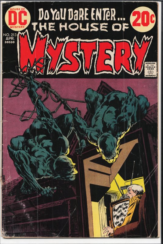 House of Mystery #213 (1973) Cain the Caretaker