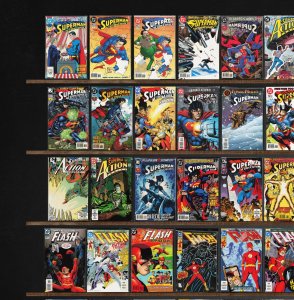 Huge Lot 150+ Comics with Action Comics, Adventures Of Superman & More!
