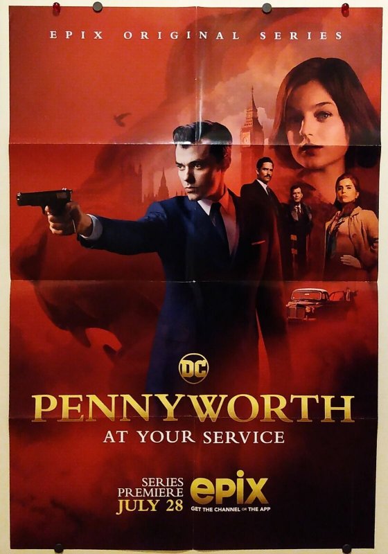 Pennyworth Season 1 Epix Channel 2019 Folded Promo Poster 27 x 40 [FP118] 