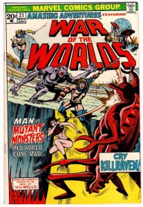 Amazing Adventures #21 (1973) War of the Worlds - Marvel Comics