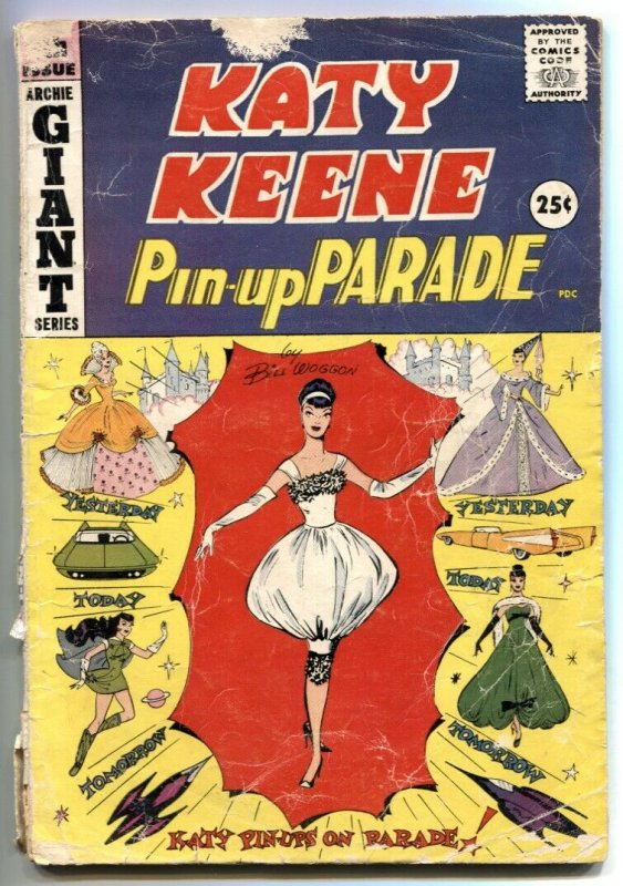 Katy Keene Pin-Up Parade #5 1959- Giant- paperdolls F/G