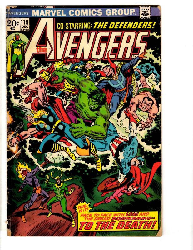 Avengers # 118 VG Marvel Comic Book Kang Iron Man Hulk Thor Captain America RH3