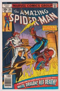 Marvel! Amazing Spider-Man! Issue #184! 1st appearance of White Dragon!