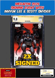ABSOLUTE BATMAN #1 CGC SS 9.8 SCOTT SNYDER/INHYUK LEE 2X SIGNED MEGACON PRESALE