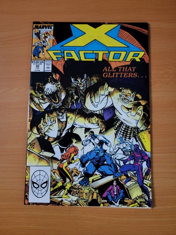 X-Factor #42 Direct Market Edition ~ NEAR MINT NM ~ 1989 Marvel Comics