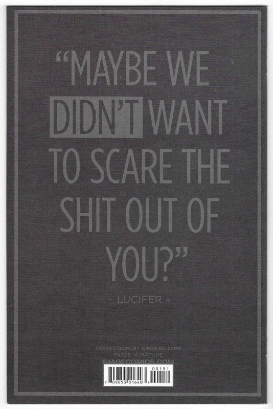 The Wicked + The Divine #1 Discount Comic Book Service Cover (2014)