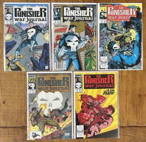 Punisher War Journal #1,2,3,4,5 NM- Lot Jim Lee 1988 Marvel Comics