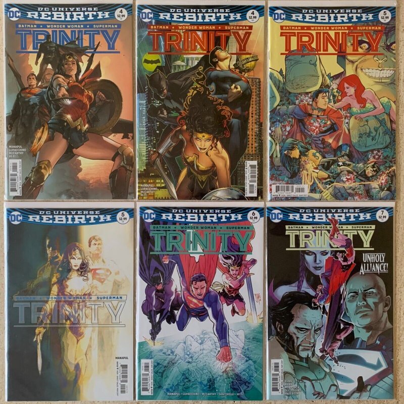 TRINITY 1-22, ANNUAL 1 + 10 VARIANTS | DC 2016-2018 | COMPLETE SERIES | 33 TOTAL