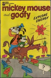 Mickey Mouse and Goofy Explore Energy #1 GD ; Disney | low grade comic