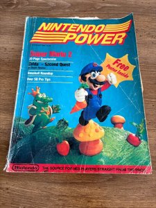 Nintendo Power Magazine # 1 GD Super Mario 2 Cover 1988 July / August 1 J399