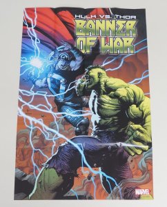 Thor VS Hulk: Banner of War Alpha poster - 36  x 24 - Marvel - Gary Frank art 