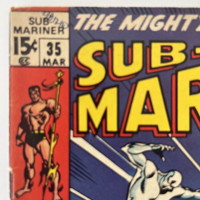 Sub-Mariner # 35 2nd Appearance Prelude Defenders. Hulk/Silver Surfer/Avengers?