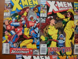 7 Marvel Comic: X-MEN ADVENTURES #9 10 11 12 13 14 15 (1993) Rogue Angel Finale