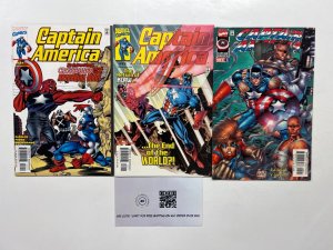 3 Captain America Marvel Comic Books # 5 22 24 Avengers Defenders Thor 47 JS45