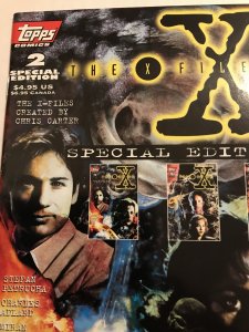 THE X-FILES Special Edition #2 : Topps 1995 VF-; Newsstand Variant, Fox & SCULLY