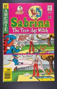 Sabrina the Teenage Witch #34 (1976) DAMAGED missing pages