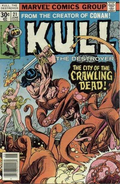 Kull the Conqueror (1971 series) #21, Fine+ (Stock photo)