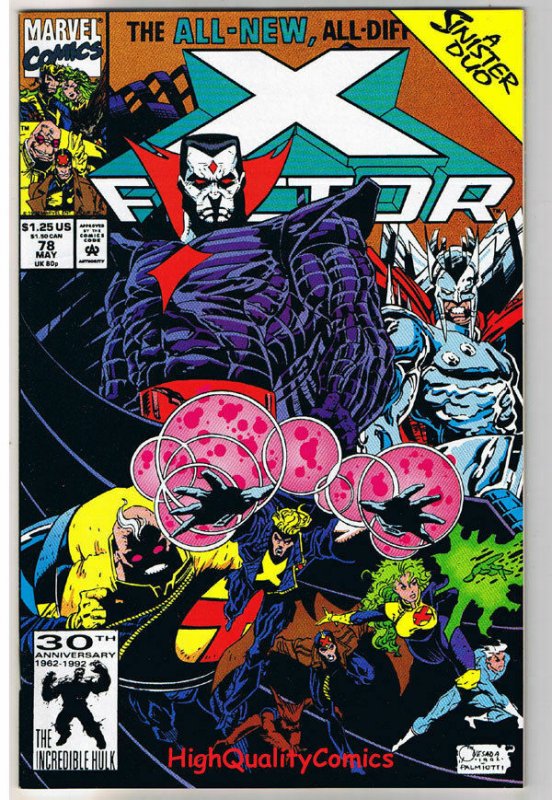X-FACTOR #78, NM+, Peter David, Al Milgrom, X-men,1986, more Marvel in store