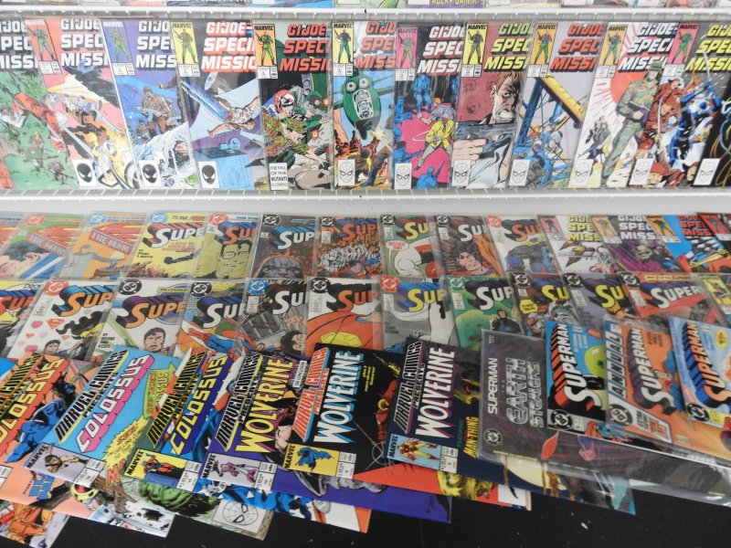 Huge Lot 190+ Comics W/ Iron Man, Thing, Superman, +More! Avg VF Condition!