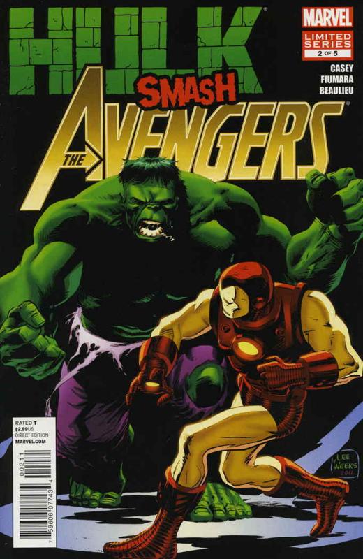 Hulk Smash Avengers #2 VF/NM; Marvel | save on shipping - details inside