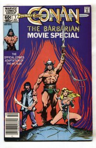 CONAN THE BARBARIAN MOVIE SPECIAL #1--1982--comic book--Newsstand