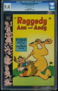 Raggedy Ann and Andy #37 CGC NM 9.4 Cream To Off White