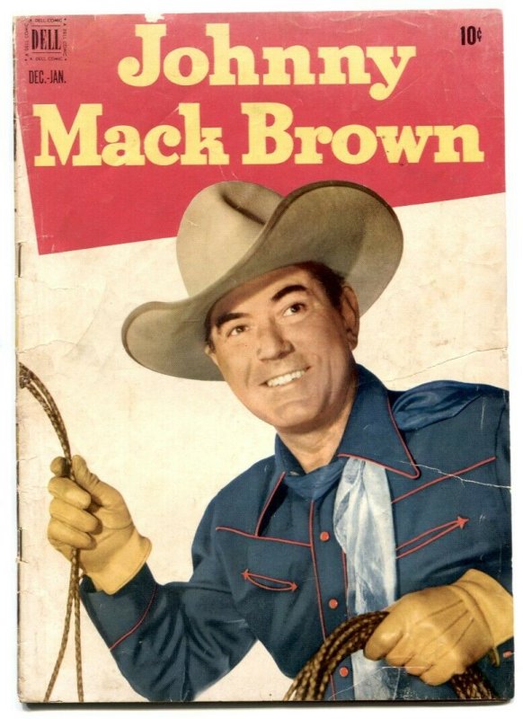 Johnny Mack Brown #8 1952- Dell Western Golden Age VG