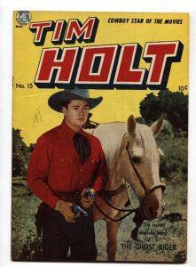 Tim Holt #15 1950- 5th Ghost Rider- ME Golden Age Western FN