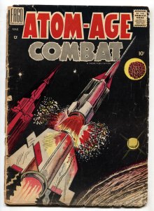Atom-Age Combat #3--1959--FAGO--Rocket cover--Atomic bomb--comic book