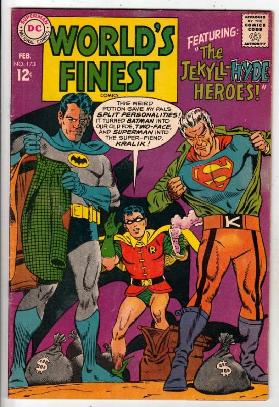 World's Finest #173 (Feb-68) FN/VF Mid-High-Grade Superman, Batman, Robin