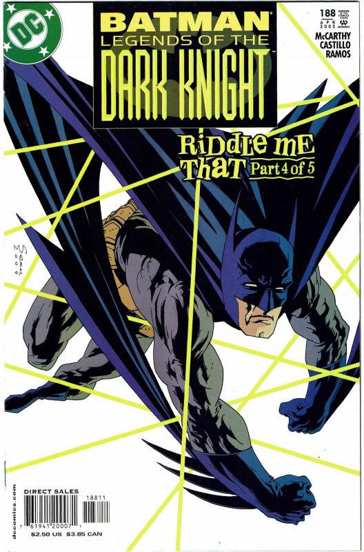 Batman: Legends of the Dark Knight #188  NM+