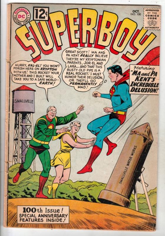 Superboy #100 (Oct-62) VG Affordable-Grade Superboy