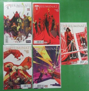 Illuminati #1 2 3 4 5 Hood Titania Williamson First Prints Marvel 2015 VF/NM